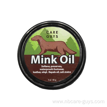 Mink Oil For Leather Boots Shoes Waterproof Leather